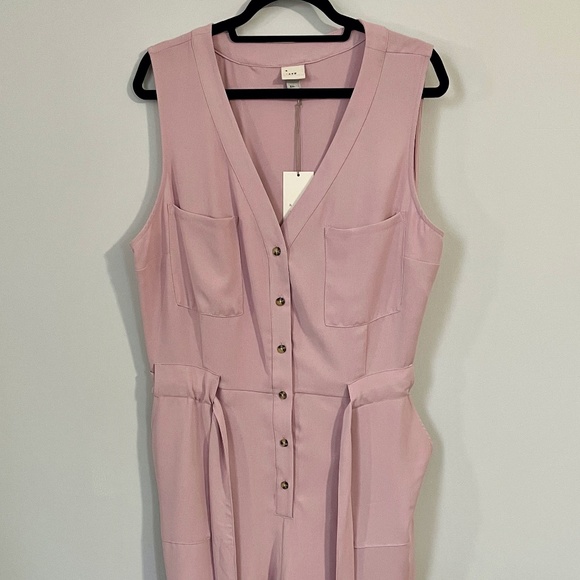 a new day Pants - A New Day pink jumpsuit
